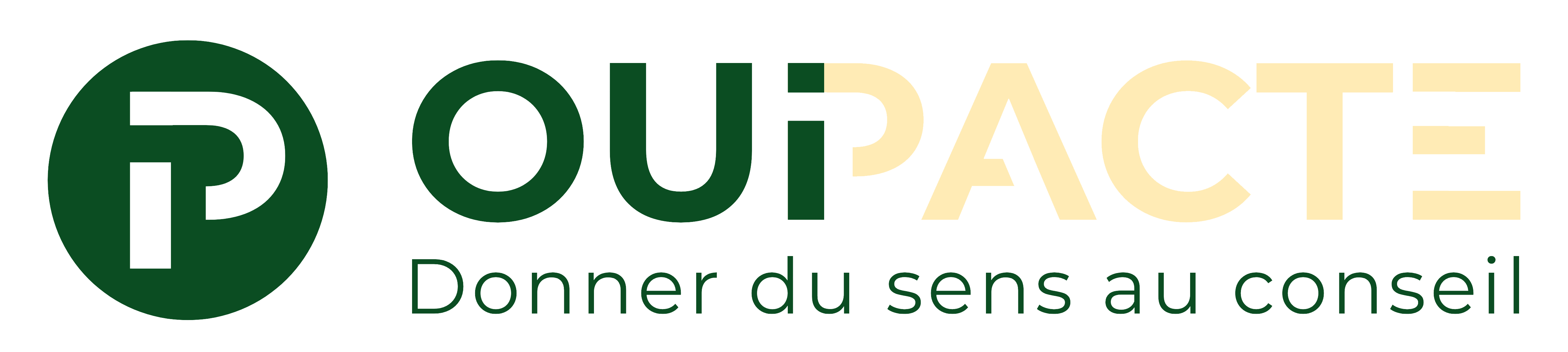 logo de la société OUIPACTE qui est une société de conseil en ingénierie et une société à mission basée à Nantes qui s'engage en proposant des pactes à ses candidats et clients industriels